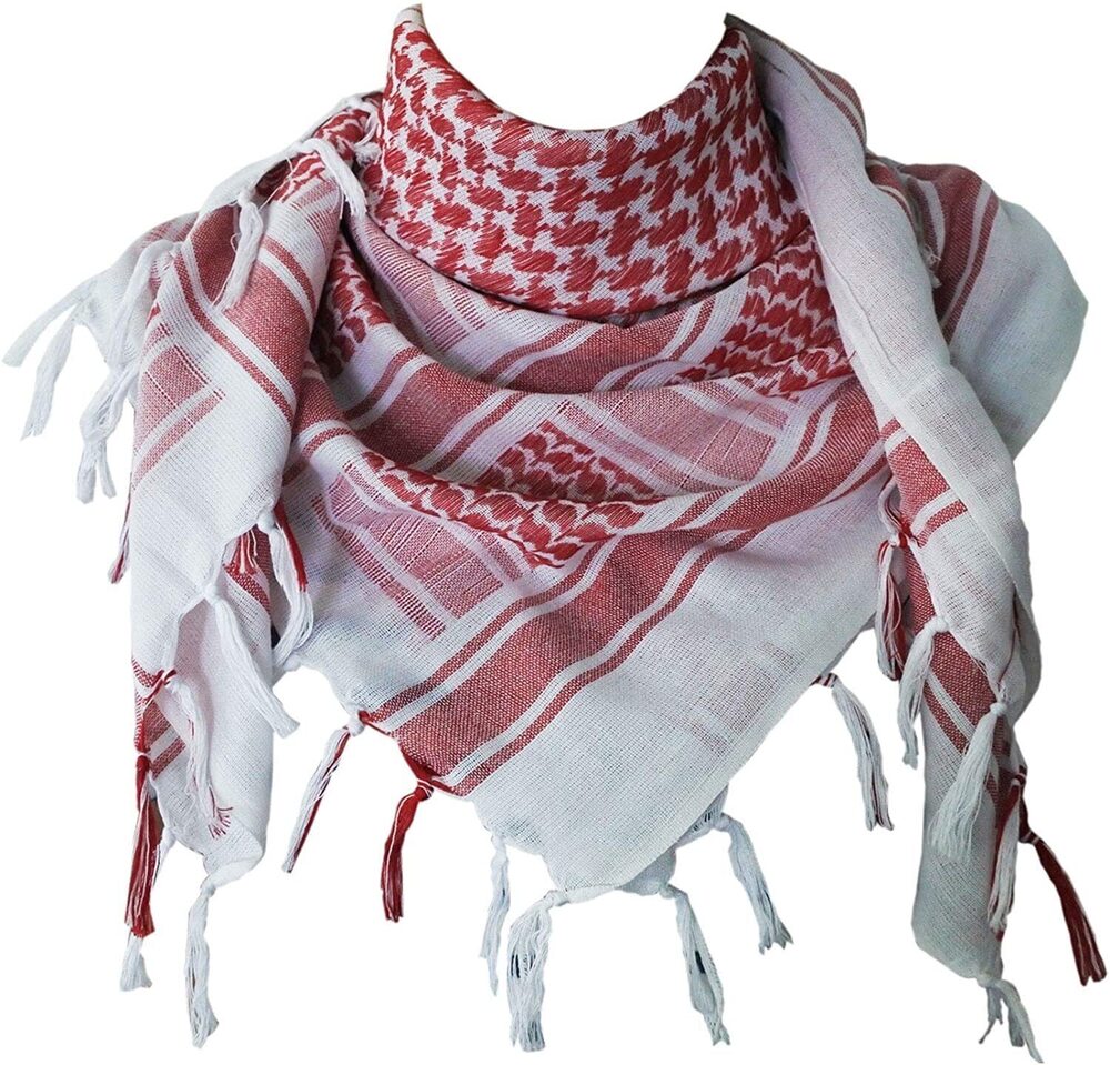 1812 100% Cotton Scarf Military Shemagh Tactical Desert Keffiyeh Head Neck